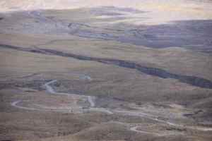 View into the broad valley