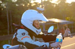 Christy started to take over the navigation.